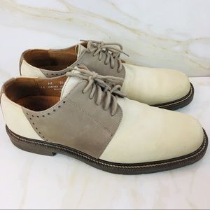Johnston&Murphy Saddle Oxford Suede Italy 10 M